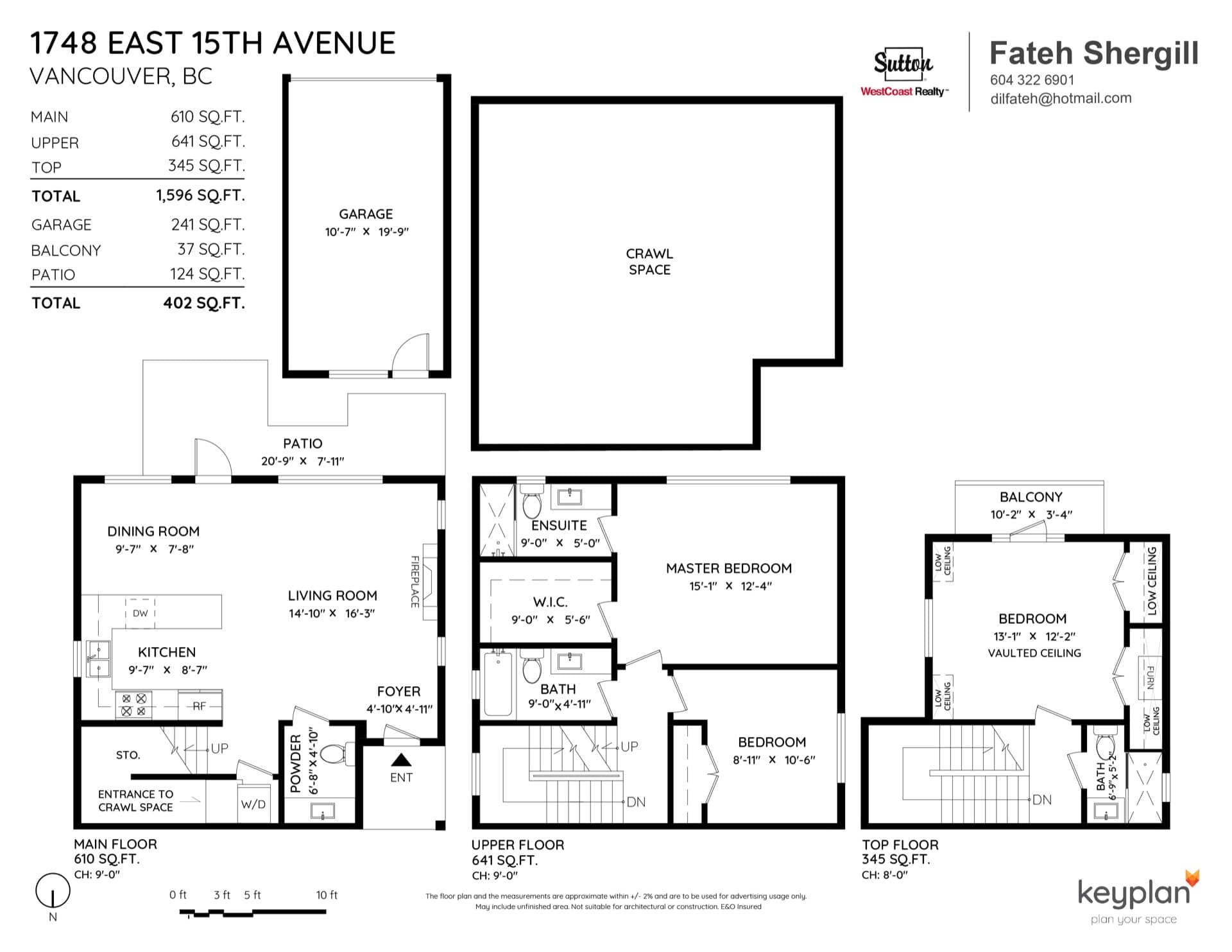 Floor plan — 1748 E 15th Avenue