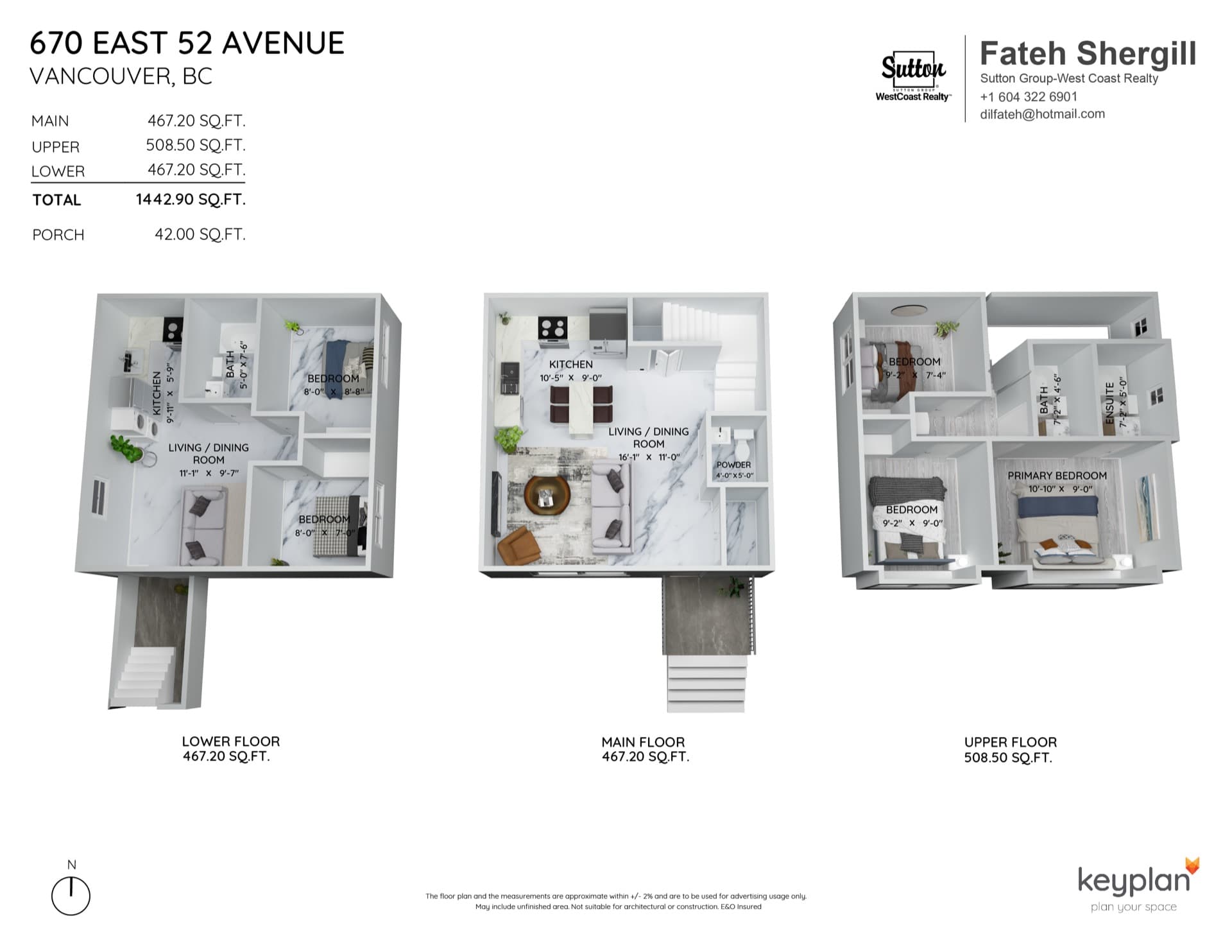 Floor plan — 670 E 52nd Avenue