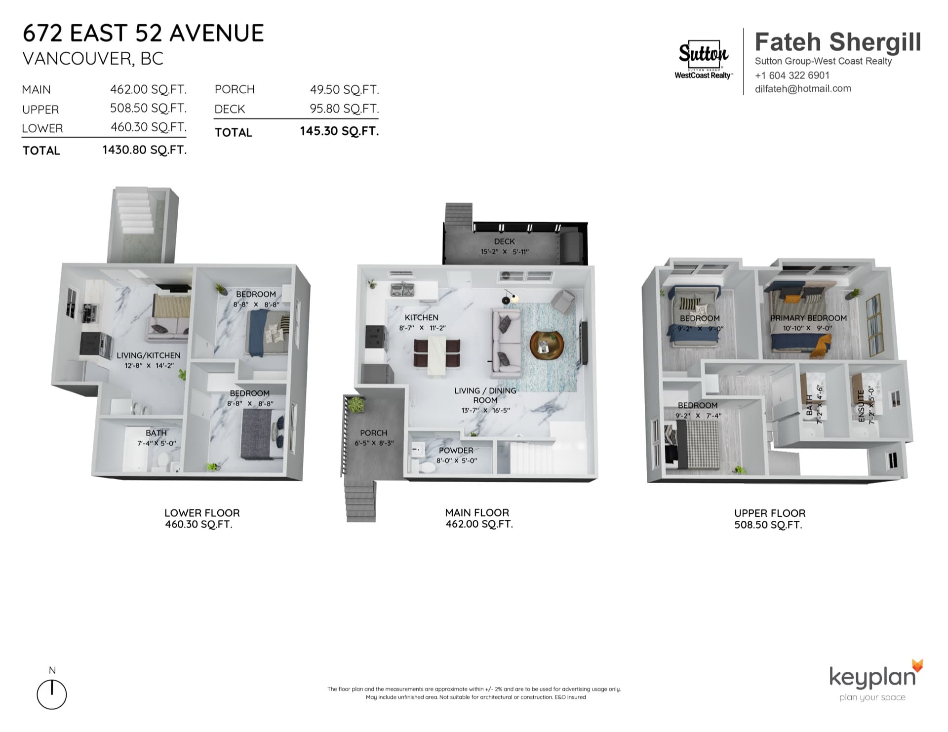 Floor plan — 672 E 52nd Avenue