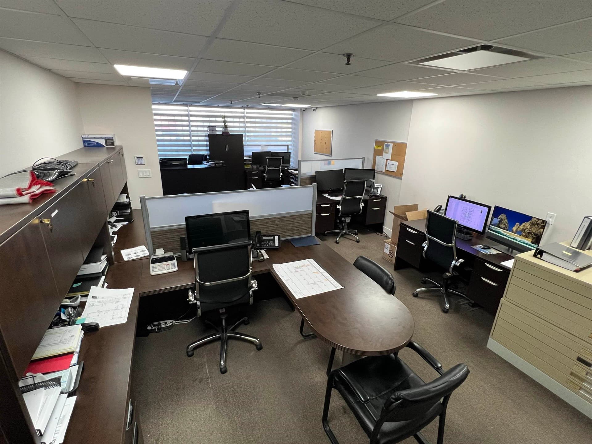 Open office area — 7235 Fraser Street