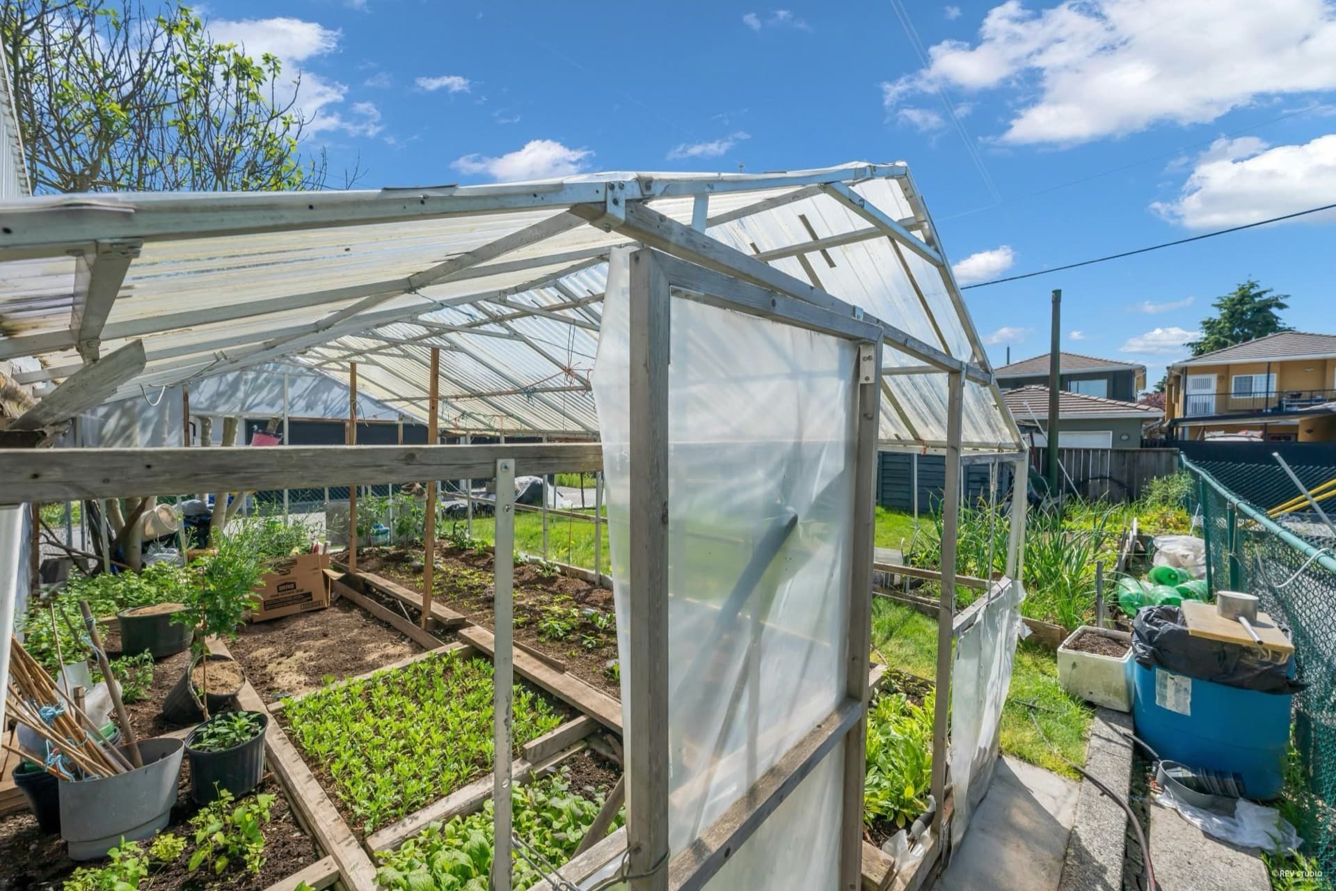 Backyard garden — 7247 Inverness Street